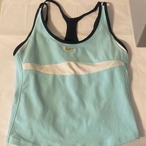 Nike vintage tank with mesh bra